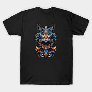 Fantasy Cat Lover Cat Owner Cat Mum Cat Dad Lover of Cats Loves Cats Fantasy Art Best Cat T-Shirt